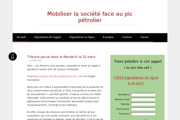 tribune-pic-petrolier.org site used Reddle