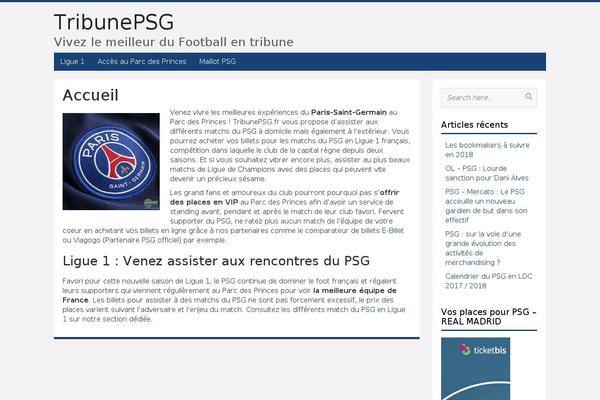 tribunepsg.fr site used Flatly