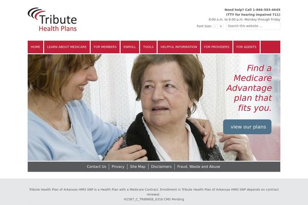 tributehealthplans.com site used Tributehealth