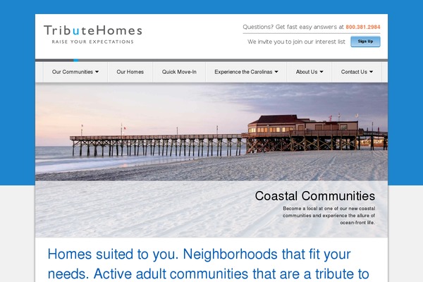 tributehomesusa.com site used Catalyst-theme