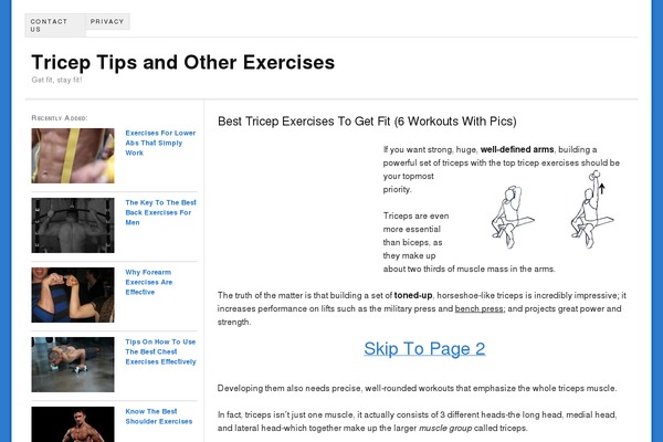 Thesis 1.8.5 theme site design template sample