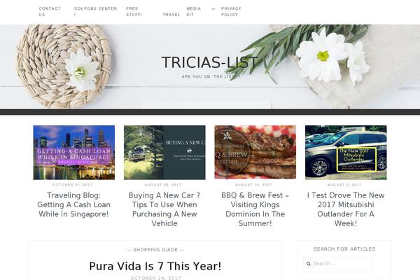 tricias-list.com site used Anissa