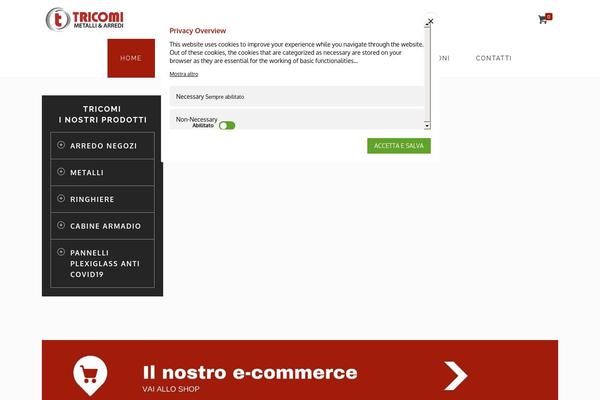 Site using WooCommerce plugin