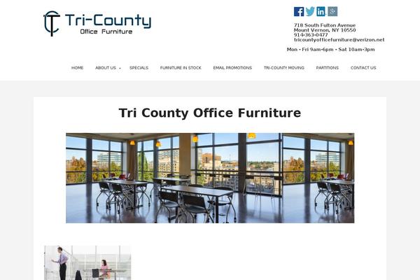 tricountyofficefurniture.com site used Plain Blog