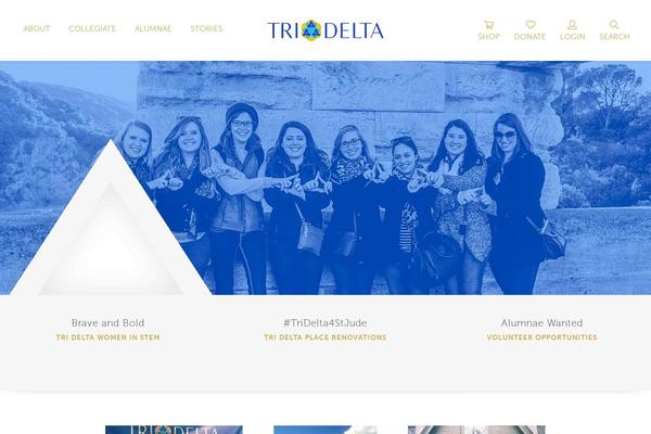 tridelta.org site used Tridelta