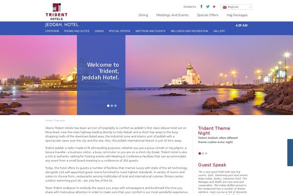 trident-jeddah.com site used Jeddahhotel