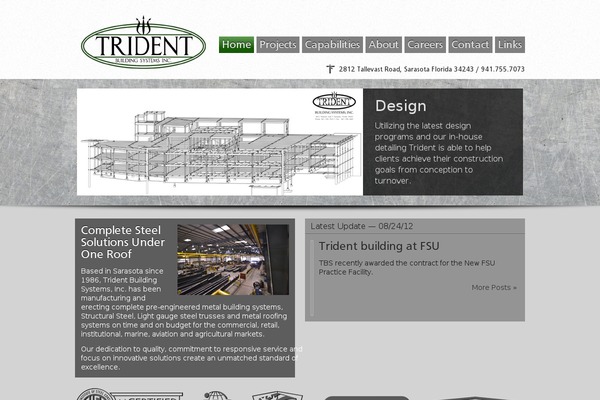 tridentbuildingsystems.com site used Trident