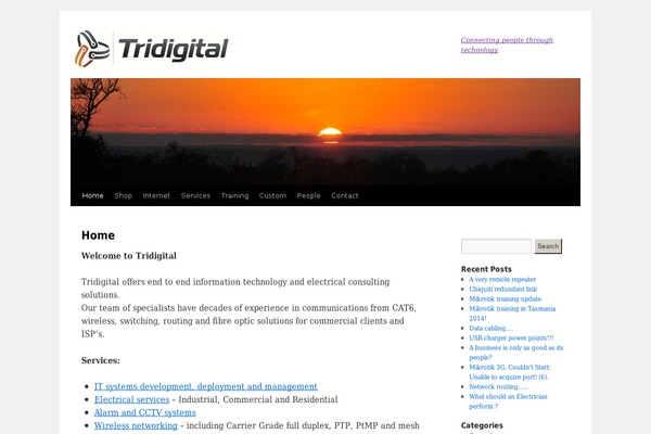 tridigital.com.au site used Twenty Ten