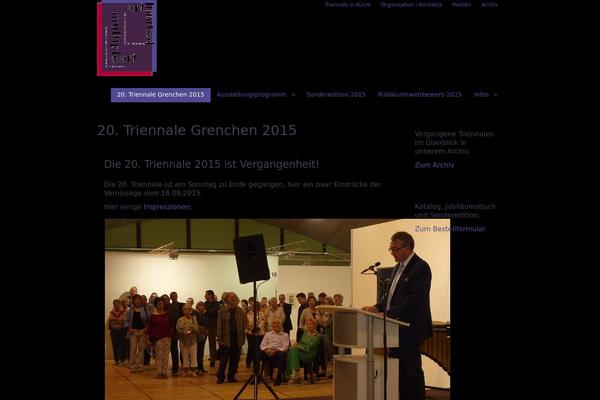 triennale.ch site used Adios