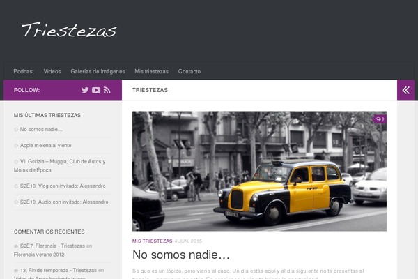 Hueman theme site design template sample