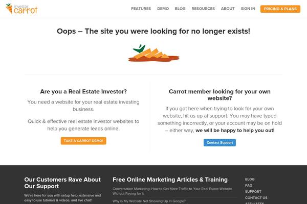 WordPress website example screenshot