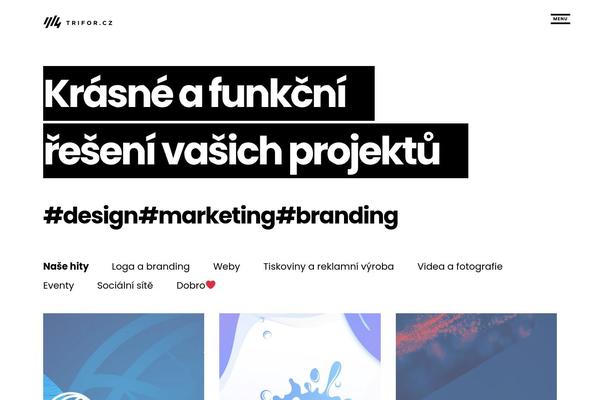 trifor.cz site used Trifortheme