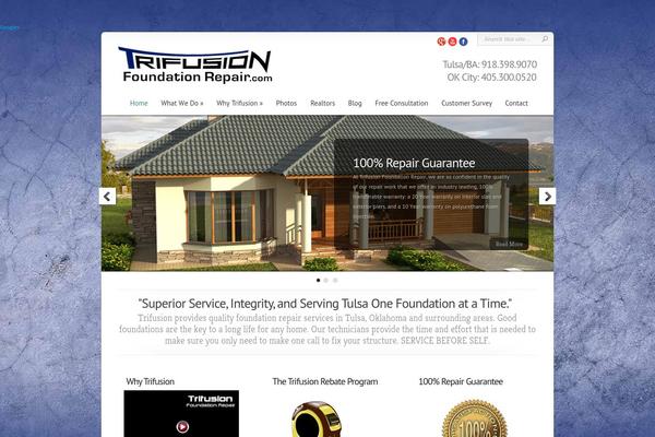 WordPress website example screenshot