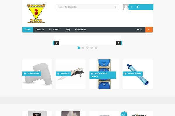 WordPress website example screenshot