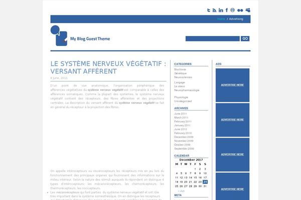 WordPress website example screenshot