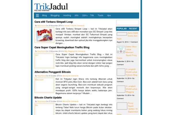 trikjadul.com site used Nichelite