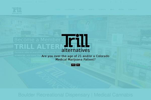 trillalternatives.com site used Dispensary