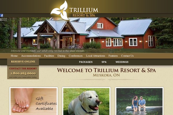 trilliumresort.com site used Trillium