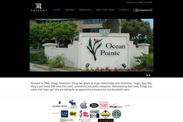 WordPress website example screenshot