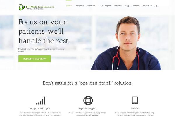 Avada theme site design template sample