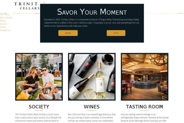 trinitascellars.com site used Tri