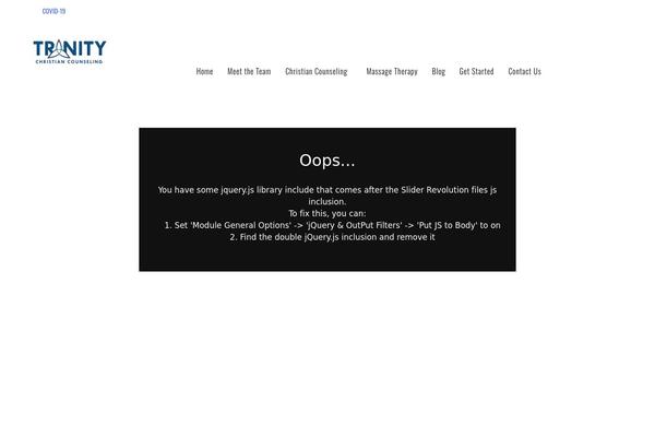 trinity4healing.com site used Astra