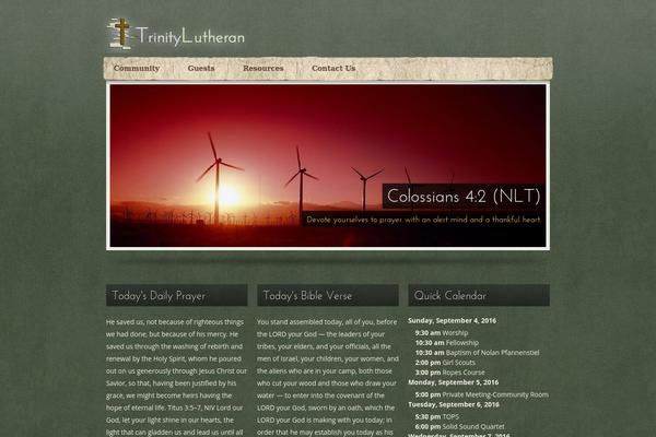 calvary-free theme websites examples