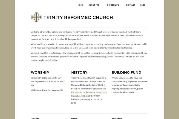 trinitykirk.com site used Trinity2016