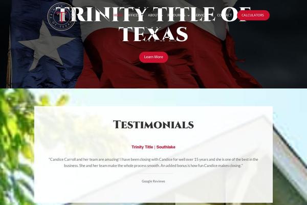 trinitytitletx.com site used Divi457