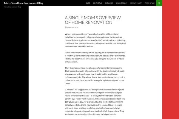 Twenty Fourteen theme site design template sample