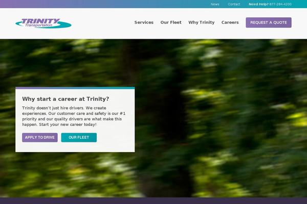 Trinity theme site design template sample