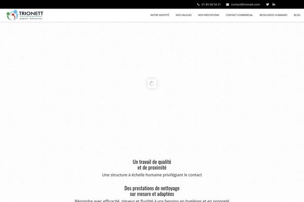 WordPress website example screenshot