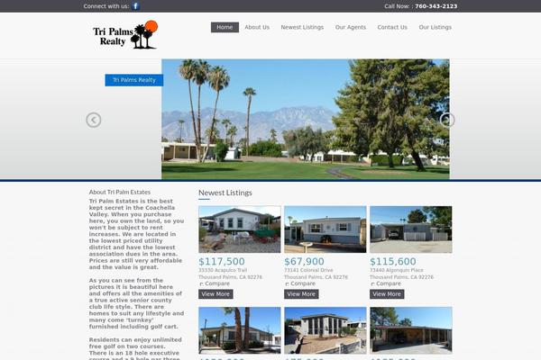 tripalmsrealty.com site used Wprealpro