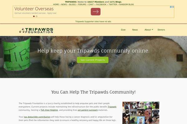 tripawds.org site used For The Cause