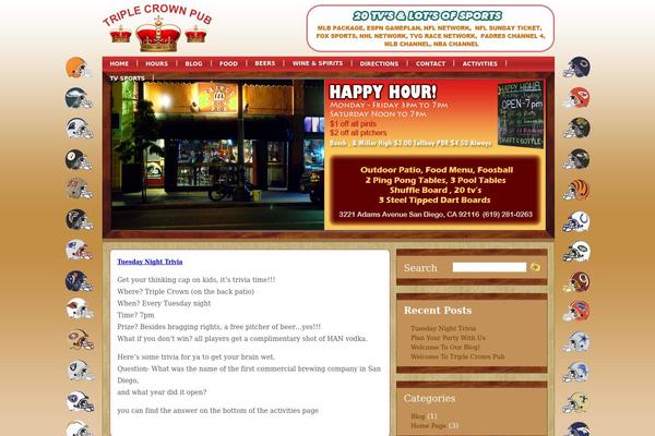 triplecrownpubsd.com site used Talon