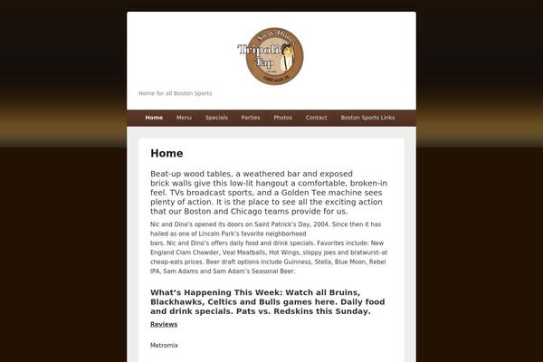 Catch Box theme site design template sample