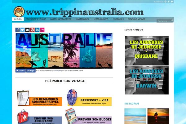 trippinaustralia.com site used Flatmagazine