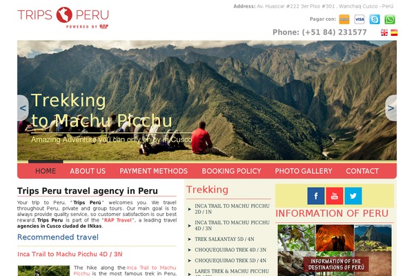 trips-peru.com site used Tripsperu