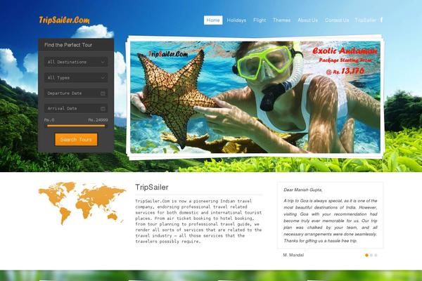 tripsailer.com site used Ewsolutions