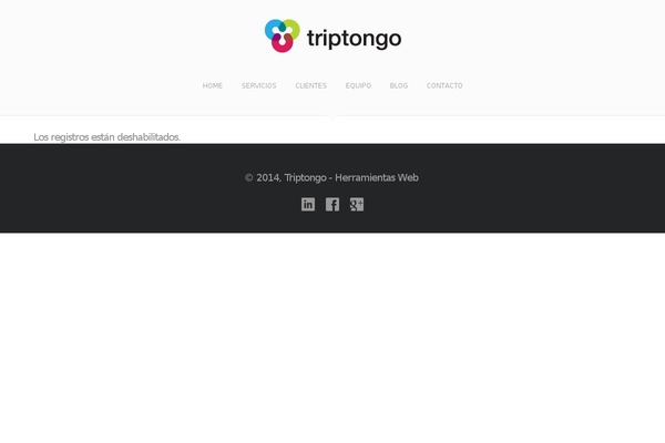 triptongo.com.ar site used Triptongo