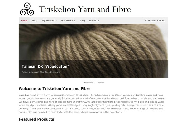triskelion-yarn.com site used Triskelion