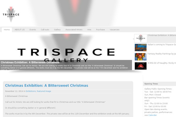 trispacegallery.com site used Custom Community Pro