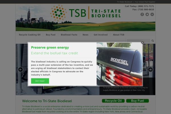 tristatebiodiesel.com site used Modernize v3.02