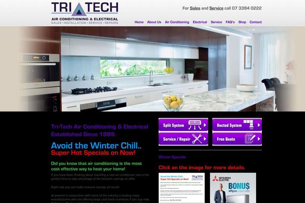 tritechairconditioning.com.au site used Tritechair