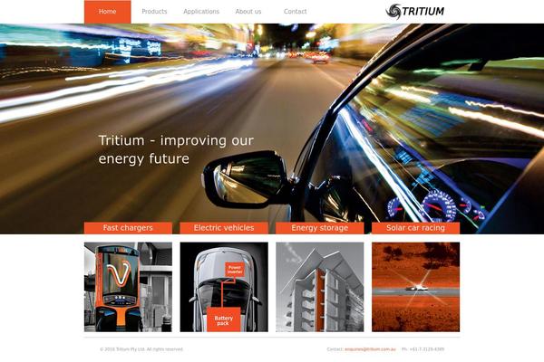 tritium.com.au site used Tritium