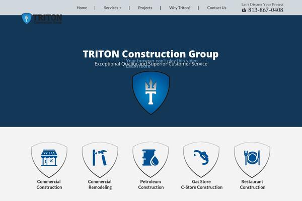 tritonconstructiongroup.com site used Simply-built