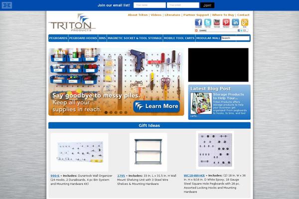 Triton theme site design template sample