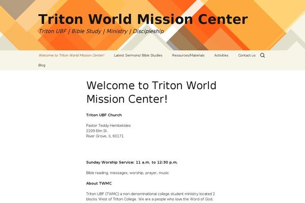 Twenty Thirteen theme site design template sample