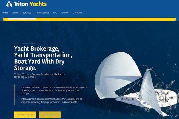 tritonyachts.com site used Werfy