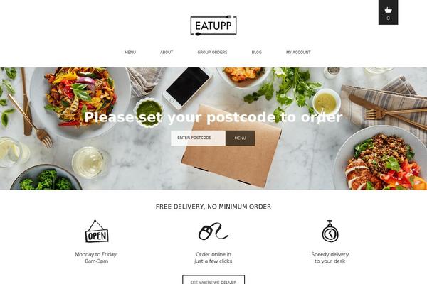 Oxygen theme site design template sample